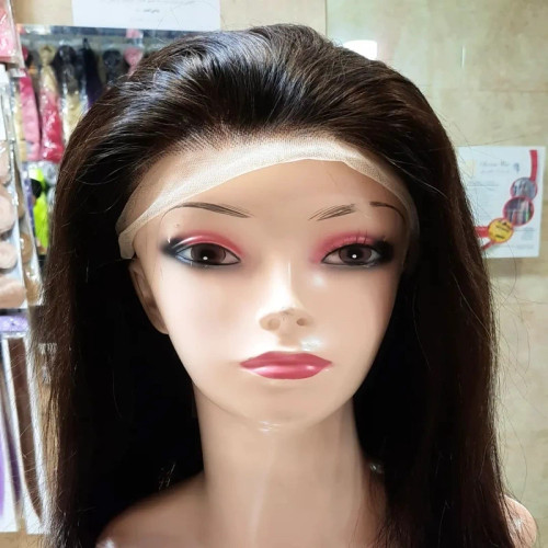 کلاه گیس زنانه با موی 100 درصد طبیعی۱۸اینچ